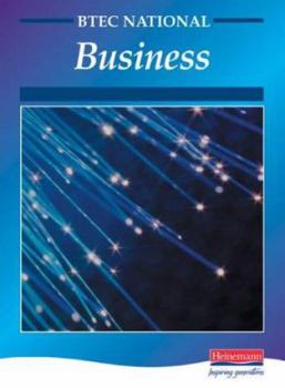 Paperback Btec National Business Student Book
