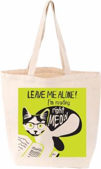 Accessory I'm Reading Right Meow Tote (Stewart) Book