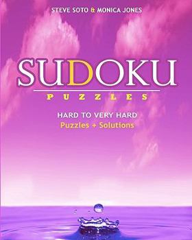 Paperback SUDOKU Puzzles - Hard to Very Hard: Puzzles + Solutions Book