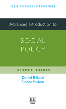 Hardcover Advanced Introduction to Social Policy Book