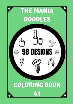 Paperback Coloring Book: The Mania Doodles Book