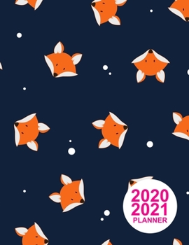 Paperback 2020 2021 Planner: Large Colorful Design Book, 8.5" x 11" Two Year 2020-2021 Calendar Planner, Monthly Schedule Organizer (24 Months Acti Book