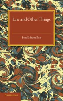 Paperback Law and Other Things Book