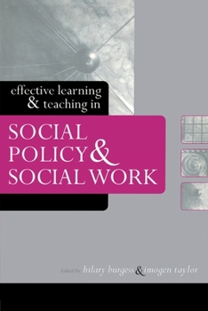Paperback Effective Learning and Teaching in Social Policy and Social Work Book
