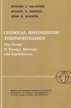 Paperback Chemical Engineering Thermodynamics Book