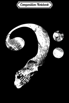 Composition Notebook: Cool Skull Bass Clef Bass Player Musican Music Lover  Journal/Notebook Blank Lined Ruled 6x9 100 Pages