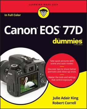 Paperback Canon EOS 77d for Dummies Book