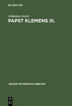 Hardcover Papst Klemens III.: 1187-1191 [German] Book