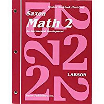 Paperback Saxon Math 2 Part One Book