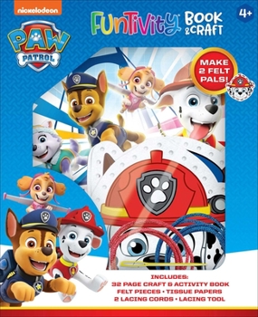 Paperback Nickelodeon Paw Patrol: Funtivity Book & Craft Book