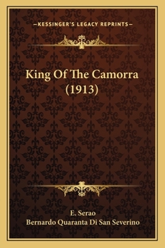 Paperback King Of The Camorra (1913) Book