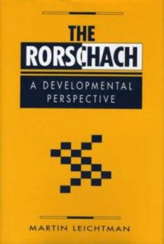 Hardcover The Rorschach: A Developmental Perspective Book