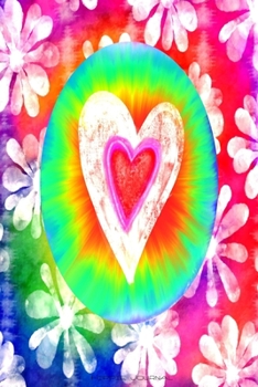 Hippie Journal: Hippie Blank Lined Journal Custom Notebook Best Ruled Journal 6"x9" 100 Lined Pages Matte Cover Hippie Sand Dollar