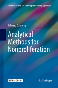 Paperback Analytical Methods for Nonproliferation Book