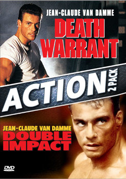 DVD Death Warrant / Double Impact Book