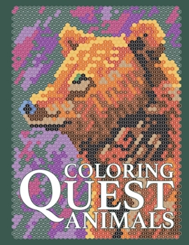 Paperback Coloring Quest: Animals Book