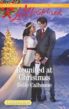 Mass Market Paperback Reunited at Christmas [Large Print] Book