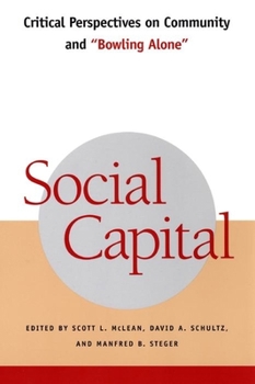 Hardcover Social Capital: Critical Perspectives on Community and Bowling Alone Book