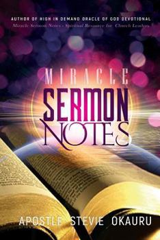 Paperback Miracle Sermon Notes: spiritual resource for church leaders Book