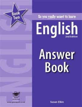 Paperback So You Really Want to Learn English Book 2 Answer Book