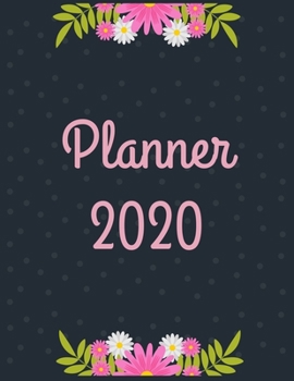 Paperback Planner 2020: Pretty Simple Planner - 2020 Planner (8.5′ x 11′ ), 128 pages Book