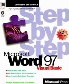 Paperback Microsoft Word 97 Visual Basic Step by Step Book