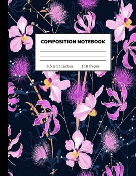 Paperback Composition Notebook: Nifty Wide Ruled Paper Notebook Journal - Cute Orange Wide Blank Lined Workbook for Teens Kids Students Girls for Home Book