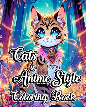 Paperback Cats in Anime Style Coloring Book: Cute and Expressive Feline Characters to Color for Manga and Anime Fans Book