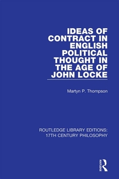 Paperback Ideas of Contract in English Political Thought in the Age of John Locke Book