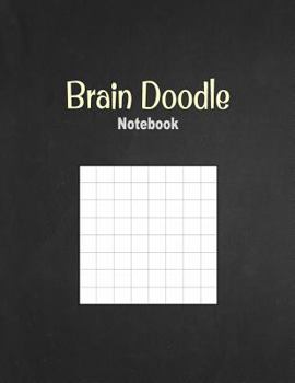 Paperback Brain Doodle Notebook: 1/2" graph ruled, 100 Pages Book