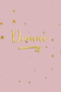 Paperback Dianne: Personalized Journal to Write In - Rose Gold Line Journal Book