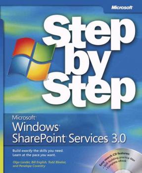 Paperback Microsoft Windows SharePoint Services 3.0 Step by Step [With CDROM] Book