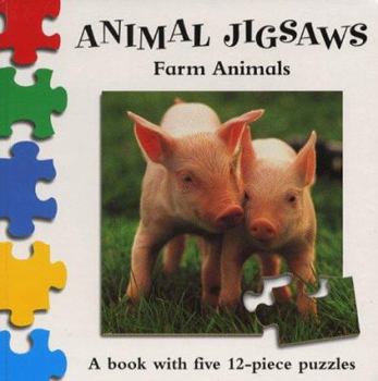 Hardcover Farm Animals (Animal Jigsaw) Book