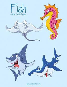 Paperback Fish Coloring Book for Toddlers Book