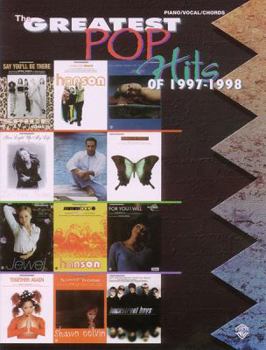 Paperback The Greatest Pop Hits of 1997-1998: Piano/Vocal/Chords (`) Book