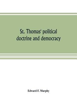 Paperback St. Thomas' political doctrine and democracy Book