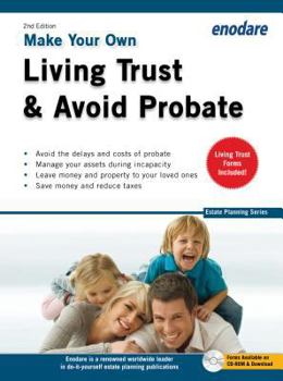 Paperback Make Your Own Living Trust & Avoid Probate [With CDROM] Book
