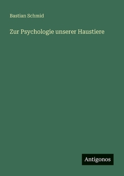 Paperback Zur Psychologie unserer Haustiere [German] Book