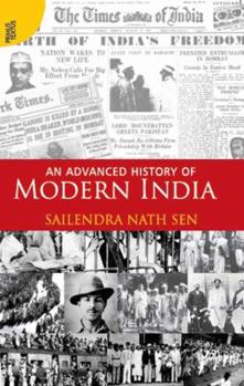 Paperback An Advance History of Modern India Book