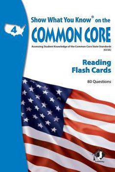 Paperback SWYK on the Common Core Reading Flash Cards, Grade 4 Book
