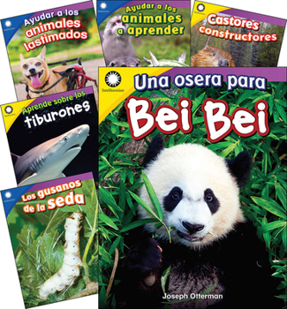 Paperback Smithsonian Informational Text: Animals Spanish Grades K-1: 6-Book Set [Spanish] Book