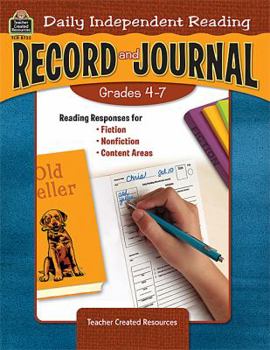 Paperback Daily Independent Reading Record and Journal, Grades 4-7 Book