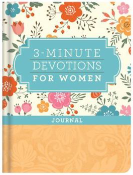 Hardcover 3-Minute Devotions for Women Journal Book