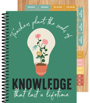 Spiral-bound Grow Together Teacher Planner Book