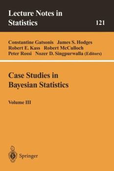 Paperback Case Studies in Bayesian Statistics: Volume III Book