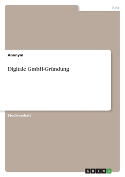 Paperback Digitale GmbH-Gründung [German] Book