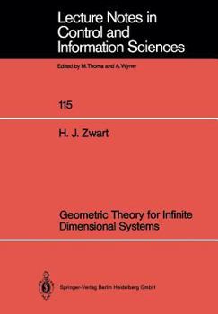 Paperback Geometric Theory for Infinite Dimensional Systems Book