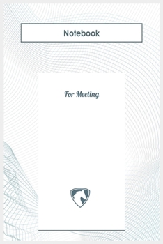 Notebook: For meeting: White tile