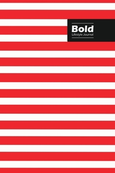 Paperback Bold Lifestyle Journal, Creative Write-in Notebook, Dotted Lines, Wide Ruled, Medium Size (A5), 6 x 9 Inch (Red) Book