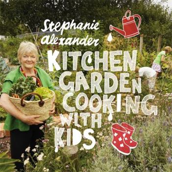 Paperback Kitchen Garden Cooking with Kids Book